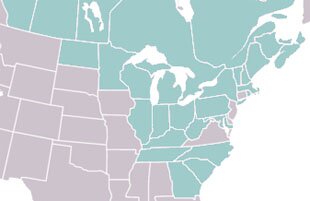 Clytus ruricola range map