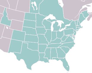 Labidomera clivicollis range map