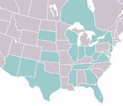 Leptostylus transversus range map