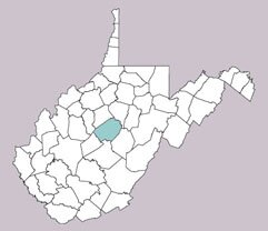 Cryptocephalus calidus range map, West Virginia